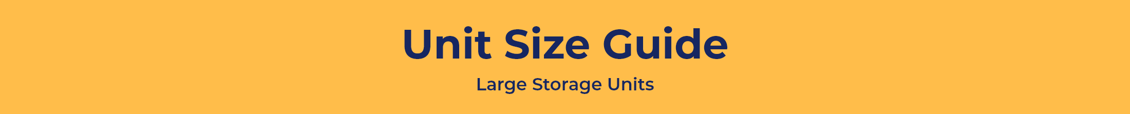 Unit Size Guide Title Block Large